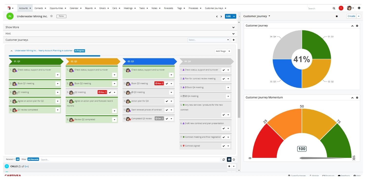 Tính năng nổi bật của phần mềm Sugar CRM